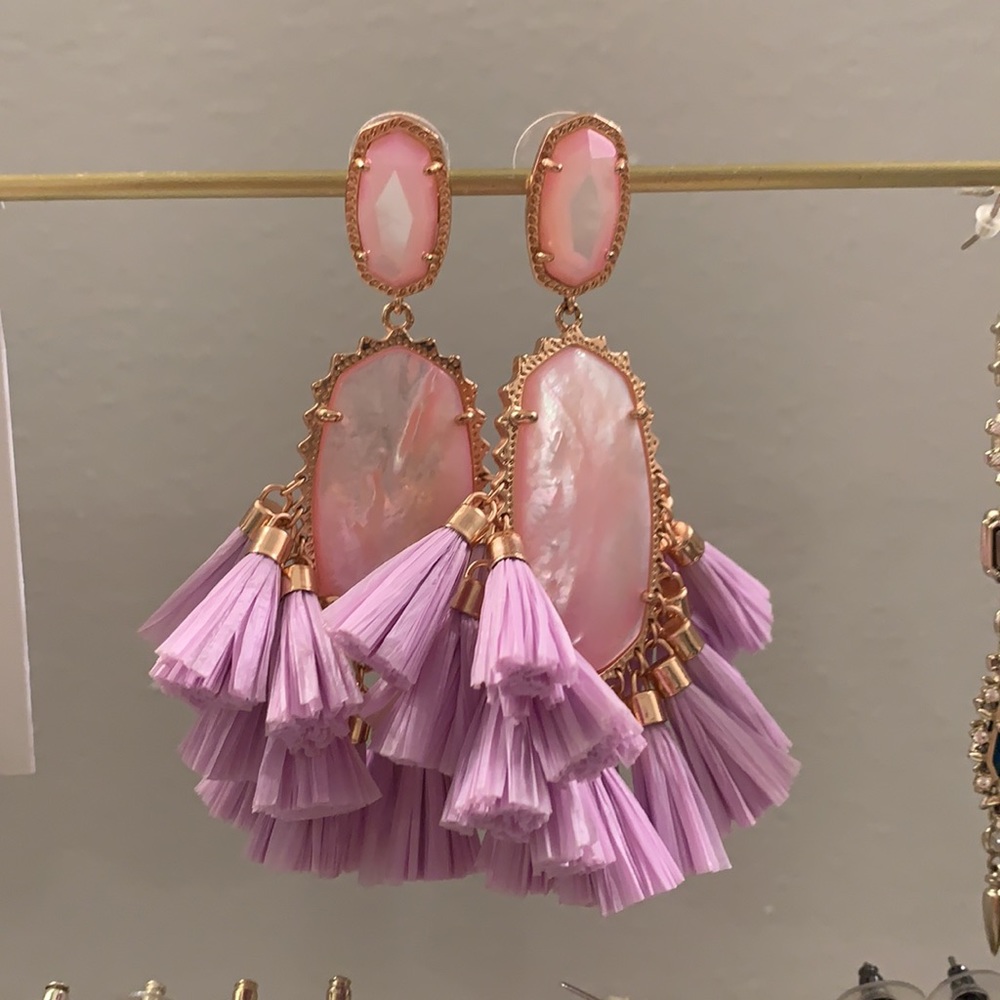 Kendra Scott Lilac And Rafa Earrings View 3